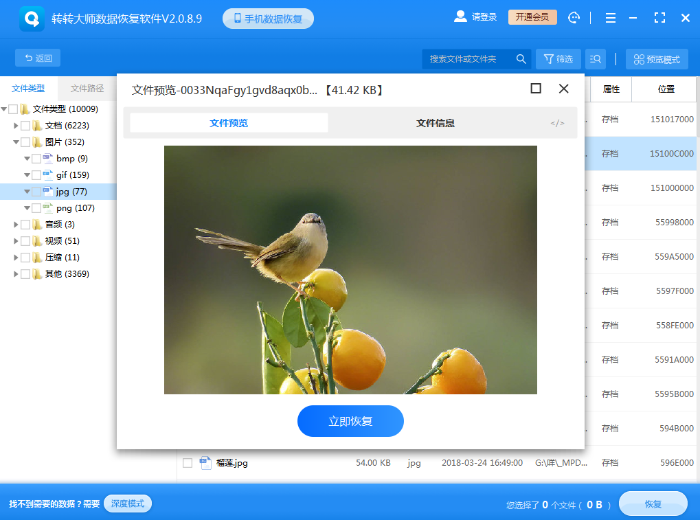 使用轉(zhuǎn)轉(zhuǎn)大師數(shù)據(jù)恢復(fù)軟件步驟五