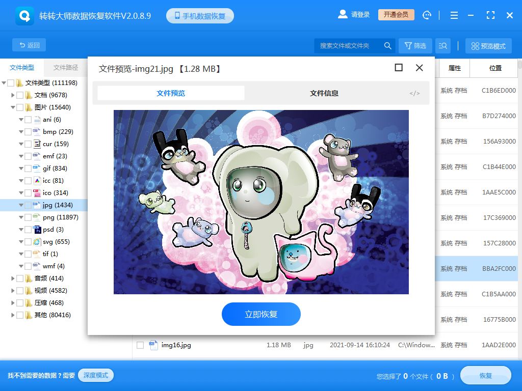 使用專業(yè)數(shù)據(jù)恢復(fù)軟件步驟五
