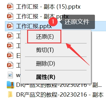 通過回收站恢復(fù)