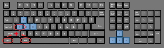 Ctrl+Alt+A（QQ截圖）步驟一
