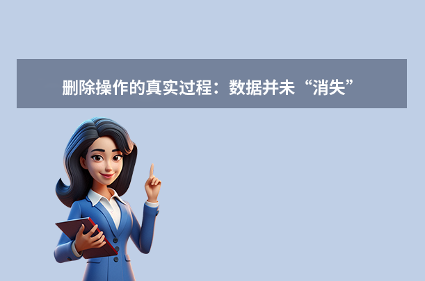 刪除操作的真實過程：數(shù)據(jù)并未“消失”