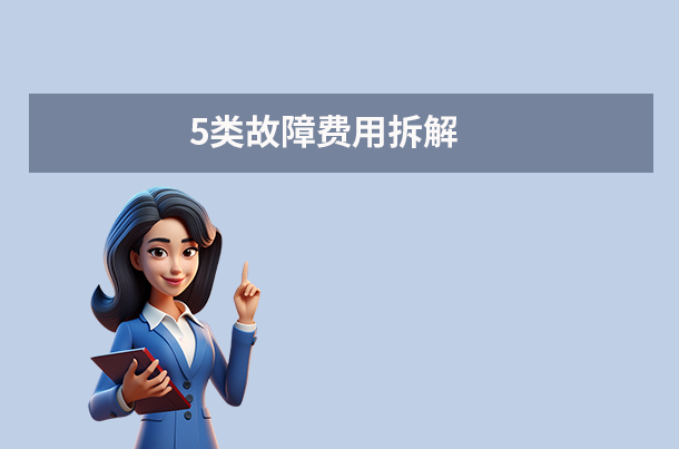 5類故障費(fèi)用拆解
