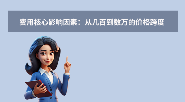 費用核心影響因素：從幾百到數(shù)萬的價格跨度