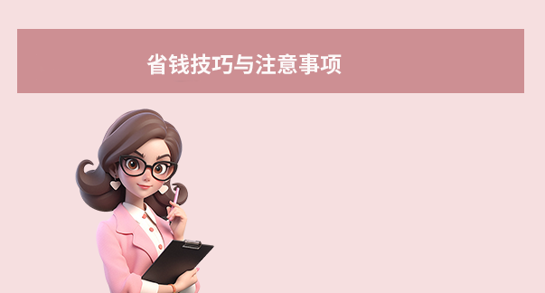 省錢技巧與注意事項