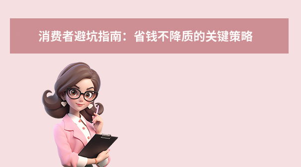 消費者避坑指南：省錢不降質(zhì)的關(guān)鍵策略