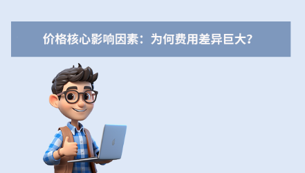 價格核心影響因素：為何費用差異巨大？